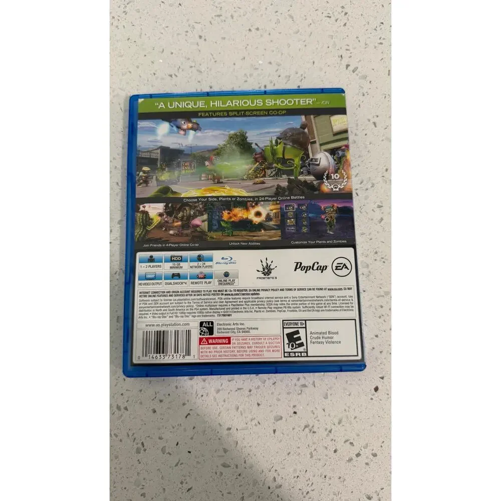 Plants vs. Zombies: Garden Warfare (Sony PlayStation 4, 2014)